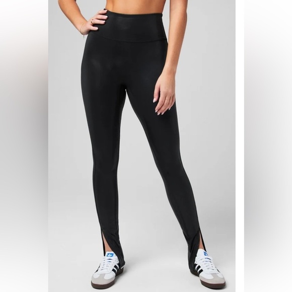 Fabletics Anywhere Shine Motion365+ Split Hem Legging - Picture 1 of 13